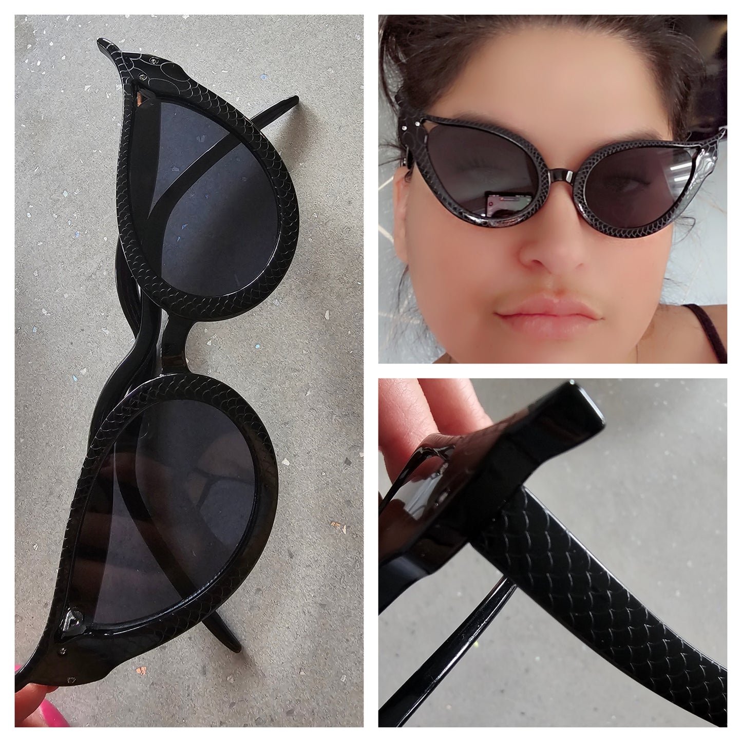 Black Snake Sunglasses