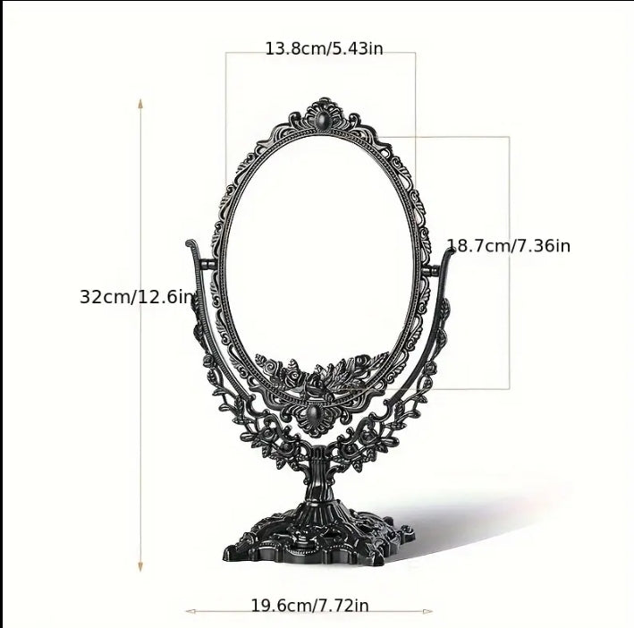 Black Vanity Mirror