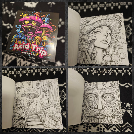 Acid Trip colouring book